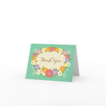 Boho Rustic Floral Wreath Wedding (Mint)