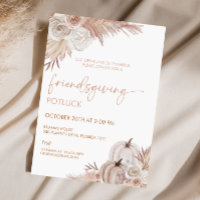 Boho Rustic Friendsgiving Erntedank Potluck