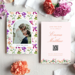 Boho Rustic Garden Photo Save The Date