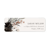Boho Rustic Gothic Rust Black Botanical Wedding (Vorne)