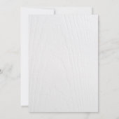 Boho Rustic Minz Blumenkohl Hochzeitsbrot Einladung (Rückseite)