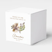 Boho Rustic Nature Botanical Custom Brautparty Geschenkschachtel (Vorderseite)