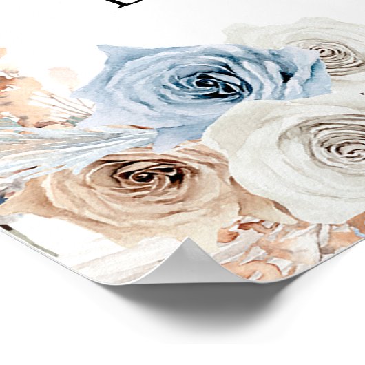 Boho Rustic Pumpkin Es ist ein Junge Fall Willkomm Poster (Ecke)