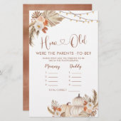 Boho Rustic Pumpkin Fall in der Liebe wie alte Elt (Vorne/Hinten)