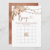 Boho Rustic Pumpkin Fall in Liebe Baby Dusche Bing Einladung (Vorne/Hinten)