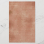 Boho Rustic Pumpkin Fall in Liebe Baby Tracks Spie (Rückseite)