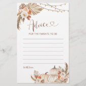 Boho Rustic Pumpkin Fall in Liebe Beratung für Elt (Vorderseite)