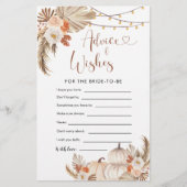 Boho Rustic Pumpkin Fall in Liebe Beratung und Wün (Vorderseite)