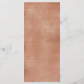 Boho Rustic Pumpkin Fall in Liebe Menu Card Menükarte (Rückseite)