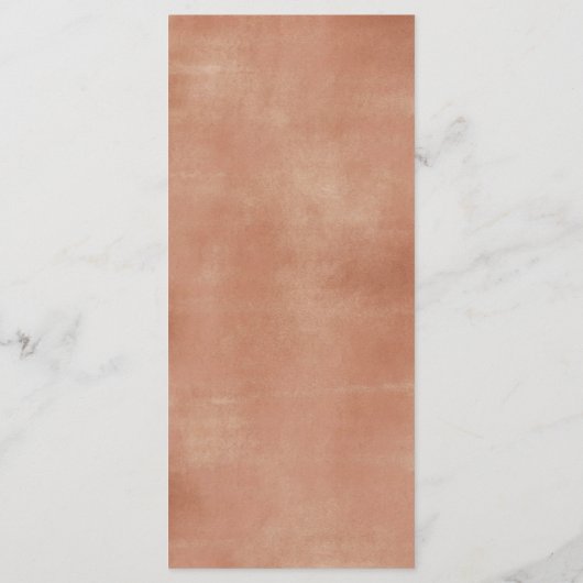 Boho Rustic Pumpkin Fall in Liebe Menu Card Menükarte (Rückseite)