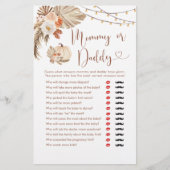 Boho Rustic Pumpkin Fall in Liebe Mommy oder Daddy (Vorderseite)