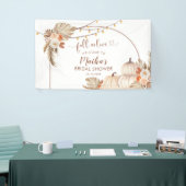 Boho Rustic Pumpkin Fall Liebe Große Banner (Messeveranstaltung)