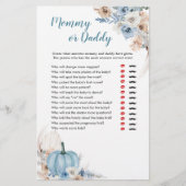 Boho Rustic Pumpkin Fall Mommy oder Daddy Games (Vorderseite)