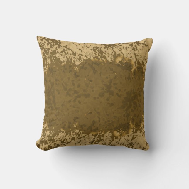 Boho Rustic Spritzer Design Kissen (Vorderseite)