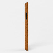 Boho Rustic Textured Wood braun personalisiert Case-Mate iPhone Hülle (Hinten/Rechts)