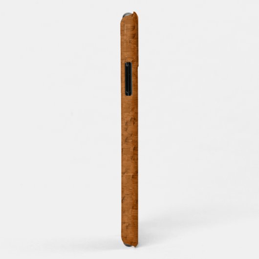 Boho Rustic Textured Wood braun personalisiert Case-Mate iPhone Hülle (Hinten/Rechts)