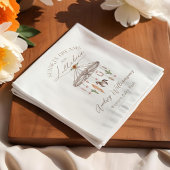 Boho Rustic Wagon Wheel Mobile Western Babydusche Serviette