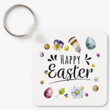 Boho Rustic Wasserfarbe Farbige Frohe Ostern