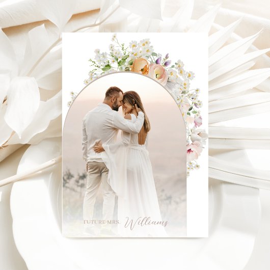 Boho Rustic Wildblume Spring Brautparty Einladung