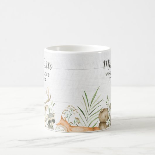 Boho Rustic Wildlife Lehrer Wertschätzung Kaffeetasse (Mittel)