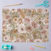 Boho-Rustikal-Blumen-Decoupage-Seidenpapier Seidenpapier (Basteln)
