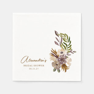 Boho-Rustikal-Natur-Botanische-individuelle-Hochze Serviette