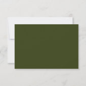 Boho Rustikale Wasserfarben-Blumentopf RSVP Karte (Rückseite)