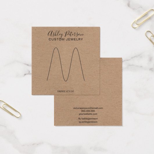 Boho Rustikaler brauner Kraftsring (Büro)