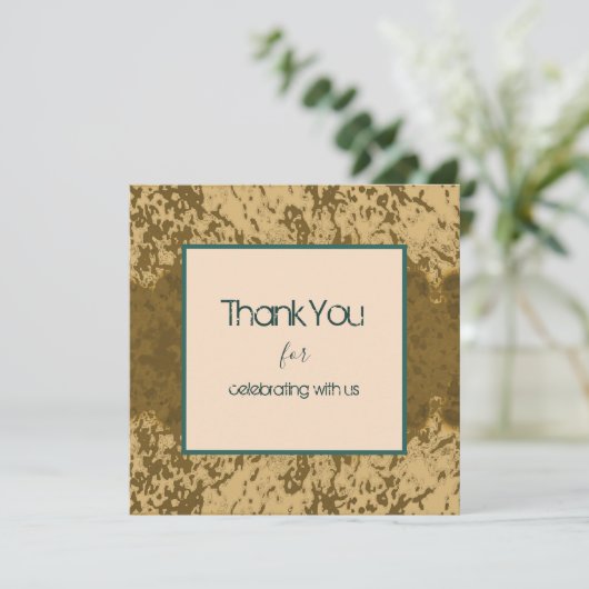 Boho Rustikaler Spritzer Aquamarine Rahmengestaltu (Stehend Vorderseite)