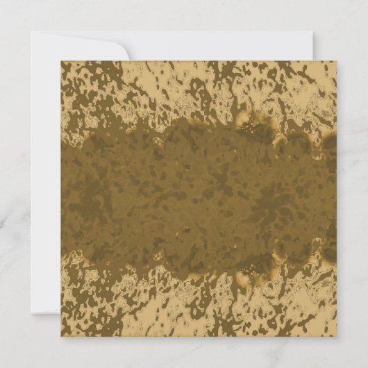 Boho Rustikaler Spritzer Aquamarine Rahmengestaltu (Rückseite)