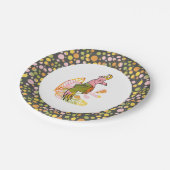 Boho Safari Animal Bird Teen Tween Party Pappteller (Schrägansicht)