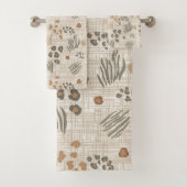 Boho Safari Animal Prints Weave ID1274 Badhandtuch Set (Insitu)