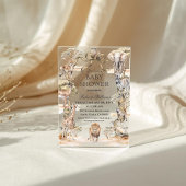 Boho Safari Animals Gender Neutral Baby Shower Acryleinladungen
