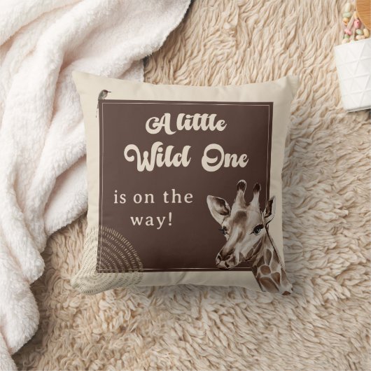 Boho Safari Giraffe Babydusche Kissen (Decke)