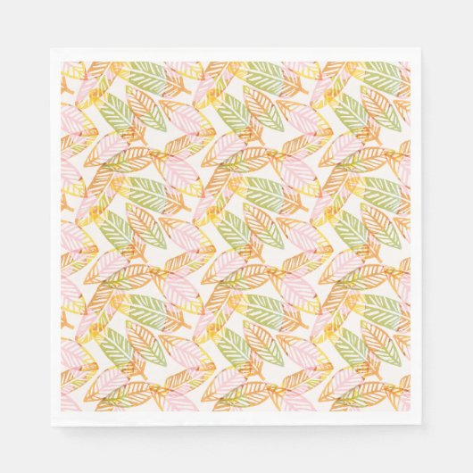 Boho Safari Jungle Verlasse Kinder Teen Joint Gebu Serviette (Vorderseite)