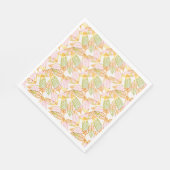 Boho Safari Jungle Verlasse Kinder Teen Joint Gebu Serviette (Ecke)