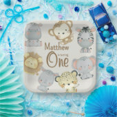 Boho Safari Paper Plate Pappteller (Party)