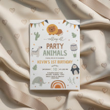 Boho-Safari-Party-Tiere-Geburtstagseinladung