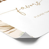 Boho sage green beach Favoriten bitte nehmen Sie e Poster (Ecke)