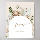 Boho sage green beach Favoriten bitte nehmen Sie e Poster (Vorne)