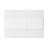 Boho Sage Green Eucalyptus Wedding  Einladungsbanderole (Rückseitenbeispiel)