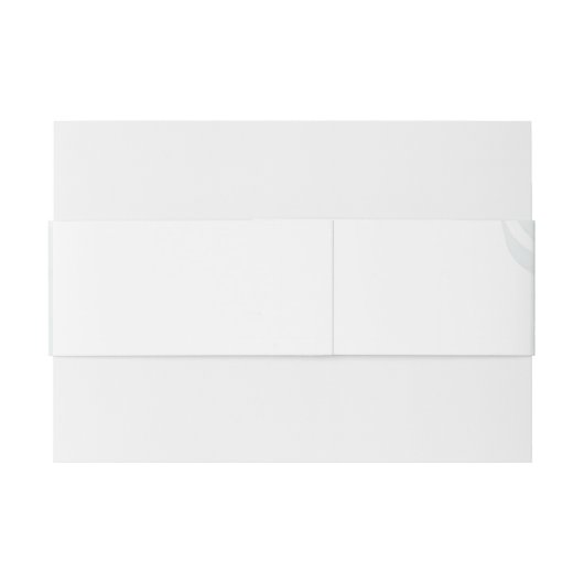 Boho Sage Green Eucalyptus Wedding Einladungsbanderole (Rückseitenbeispiel)