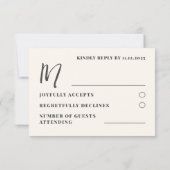 Boho Sage Green Eucalyptus Wedding RSVP Karte (Rückseite)