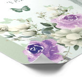 Boho Sage Green Lila Rose Mis XV Años Favors Poster (Ecke)