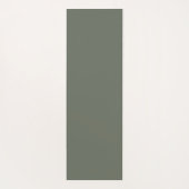 Boho Sage Green Mandala Individuelle Name Yoga Mat Yogamatte (Rückseite)