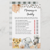 Boho Sage Green Safari Oh Boy Mommy oder Daddy Gam (Vorne/Hinten)