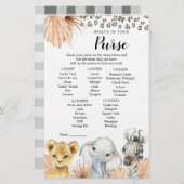 Boho Sage Green Safari Oh Boy Purse Game (Vorne/Hinten)