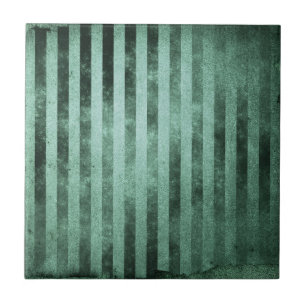 Boho Sage Green Stripe Fliese