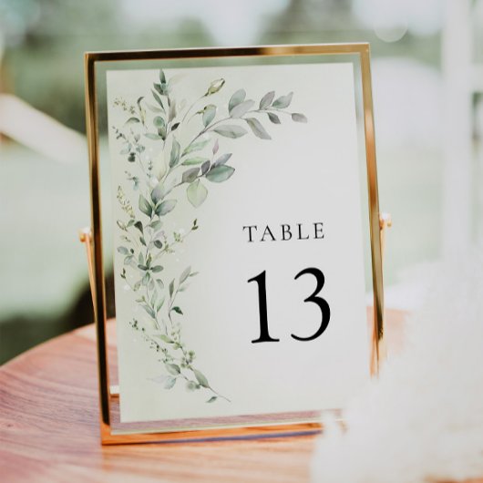 Boho Sage Greenery Botanische Hochzeitsfeier Tisch