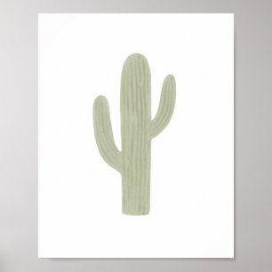 Boho Saguaro Kaktus Kinderzimmer Dekor Poster